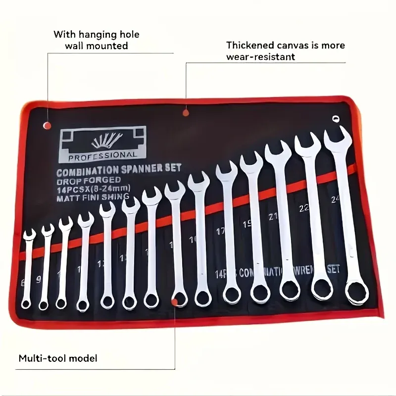 Détail des poches de l'organisateur d'outils