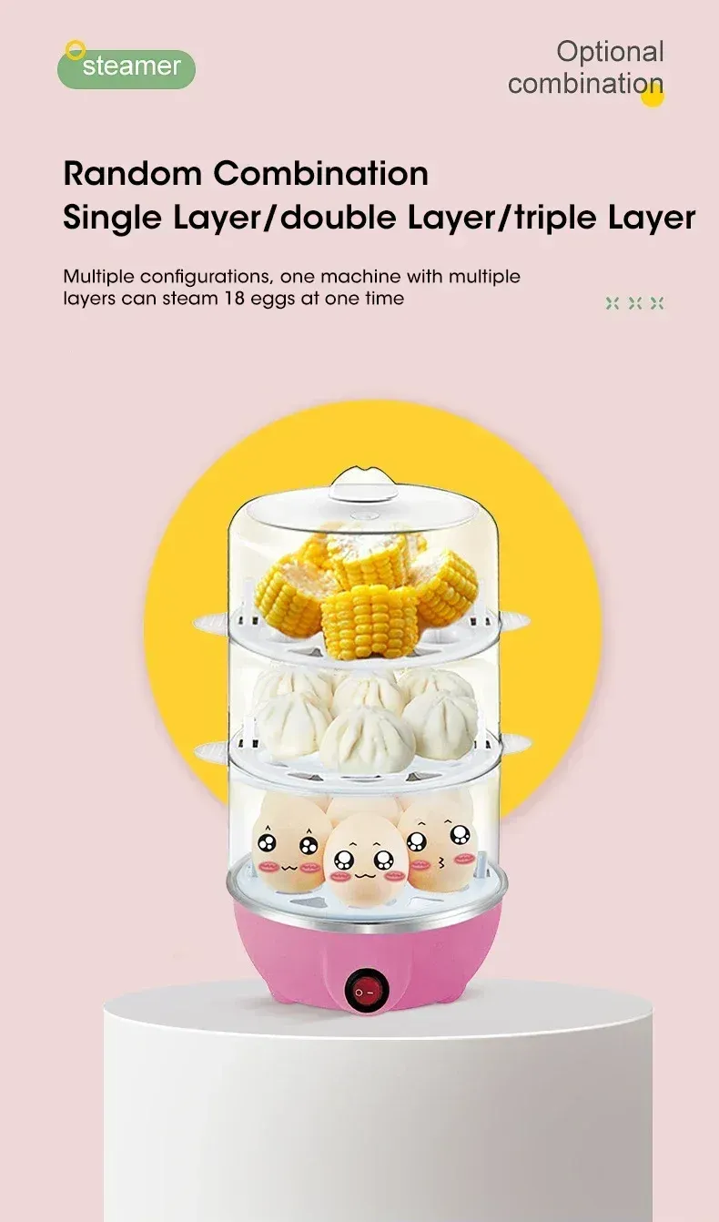 Détail des fonctions du cuiseur à œufs