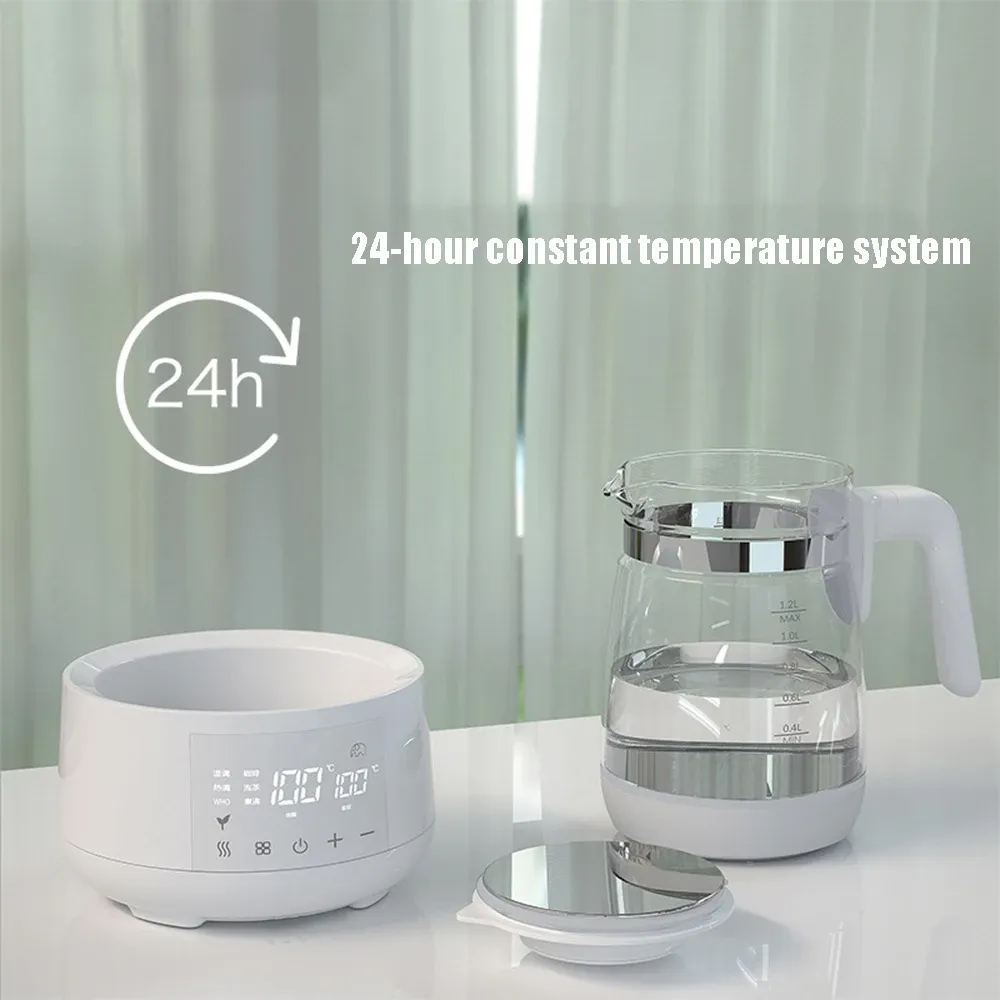 Bouilloire électrique de 1,2 L avec régulateur de température pour lait bébé, fonction maintien au chaud 24 h 2