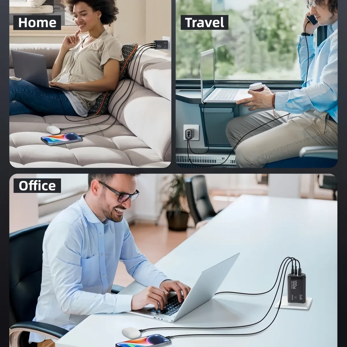 Chargeur avec câble de charge