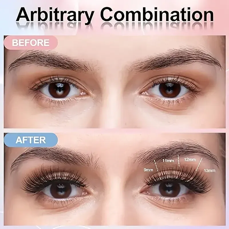 Détail des extensions de cils