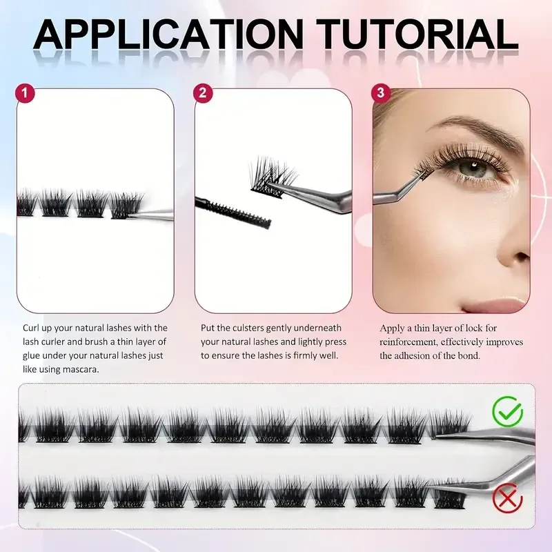 Résultat du maquillage des cils