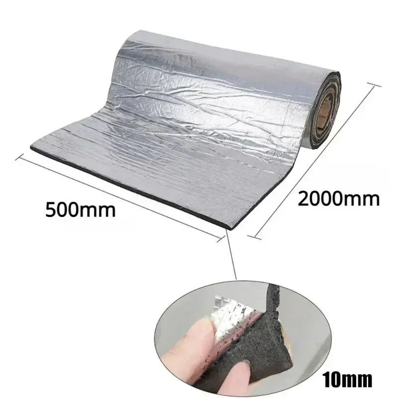 Tapis d'isolation phonique installé