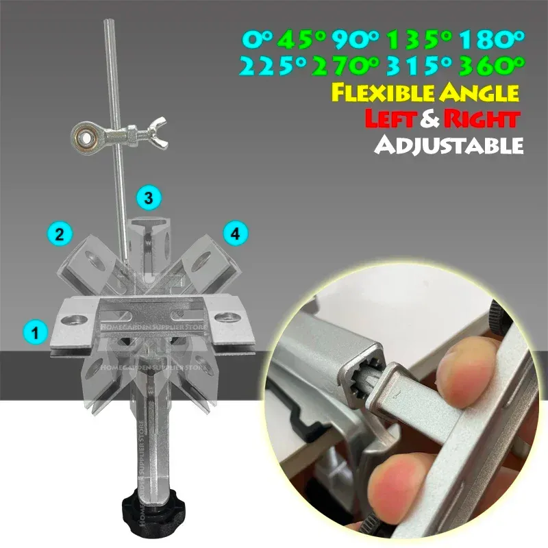 Affûteur de couteaux professionnel en alliage d'aluminium à angle fixe, avec pierre diamantée 4