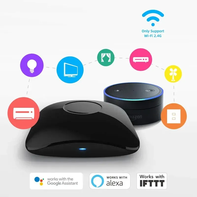 Broadlink – Télécommande intelligente universelle RM4 Pro IR RF Wi-Fi, originale, domotique, compatible Alexa et Google Home 2