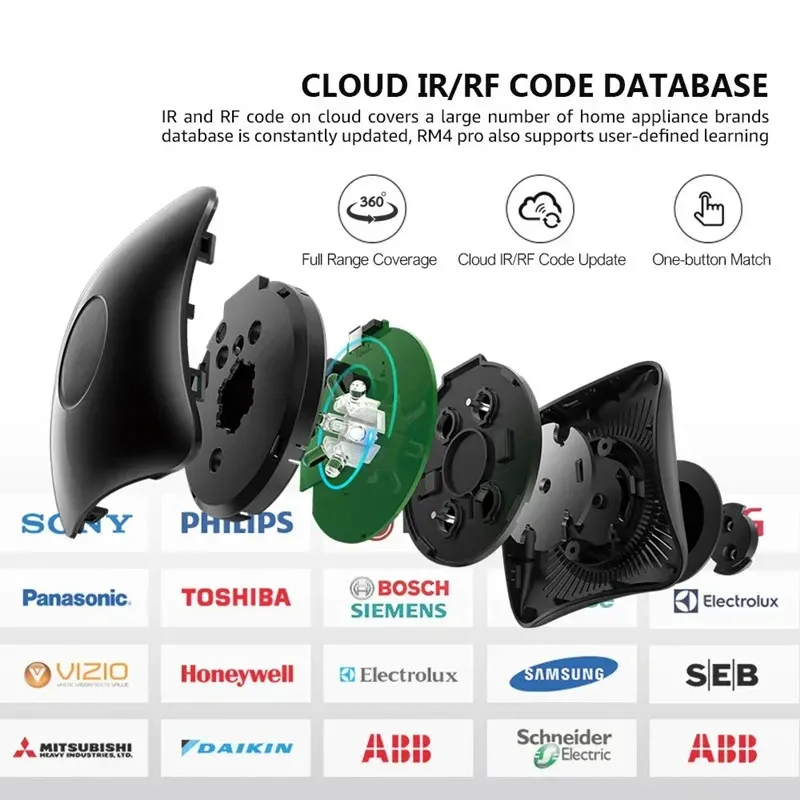 Broadlink – Télécommande intelligente universelle RM4 Pro IR RF Wi-Fi, originale, domotique, compatible Alexa et Google Home 6