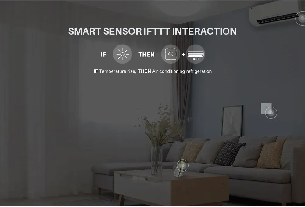 Interaction IFTTT avec capteur intelligent