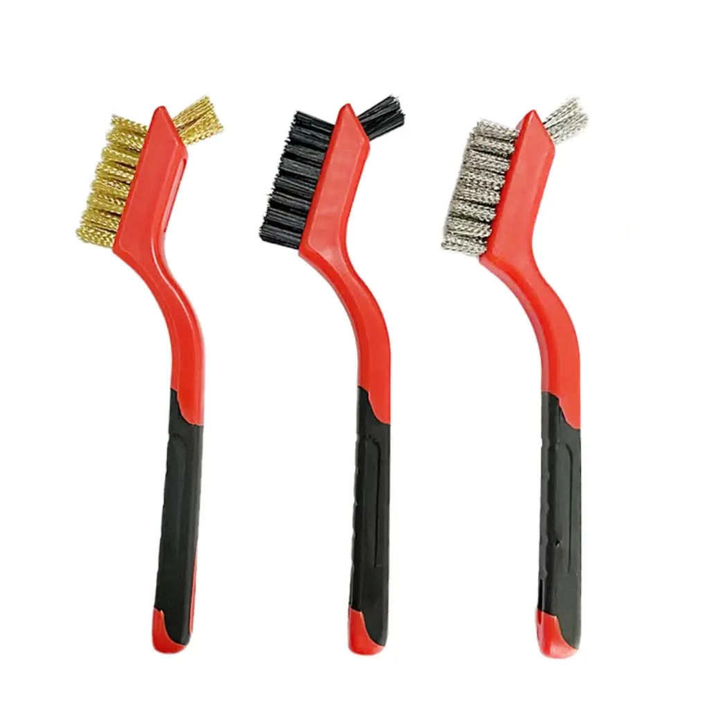 Brosse métallique en situation