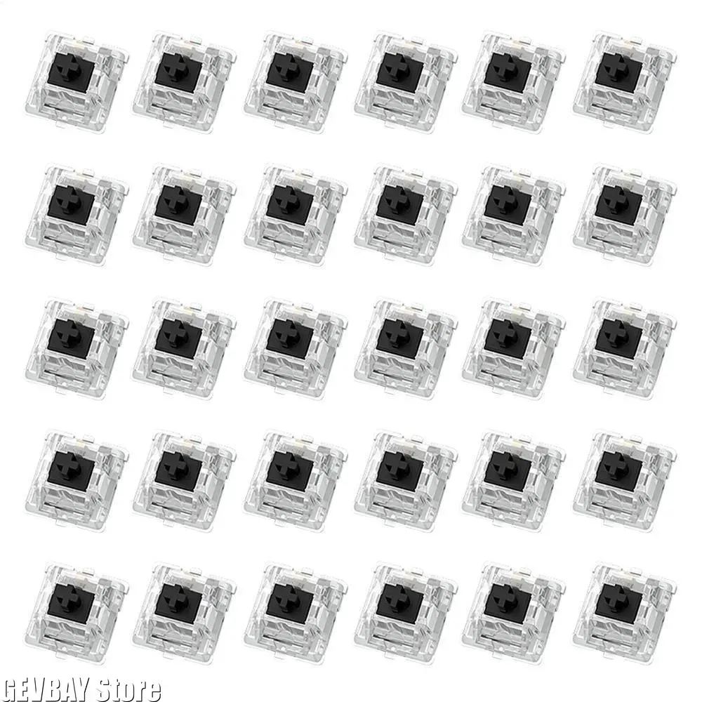 Lot de 30 interrupteurs de remplacement tactiles à 2 broches métalliques pour clavier mécanique 6
