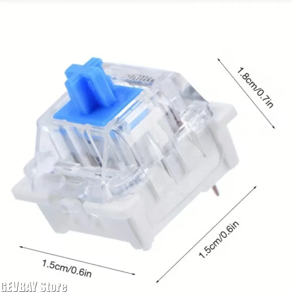 Interrupteurs Clicker, finition et couleurs