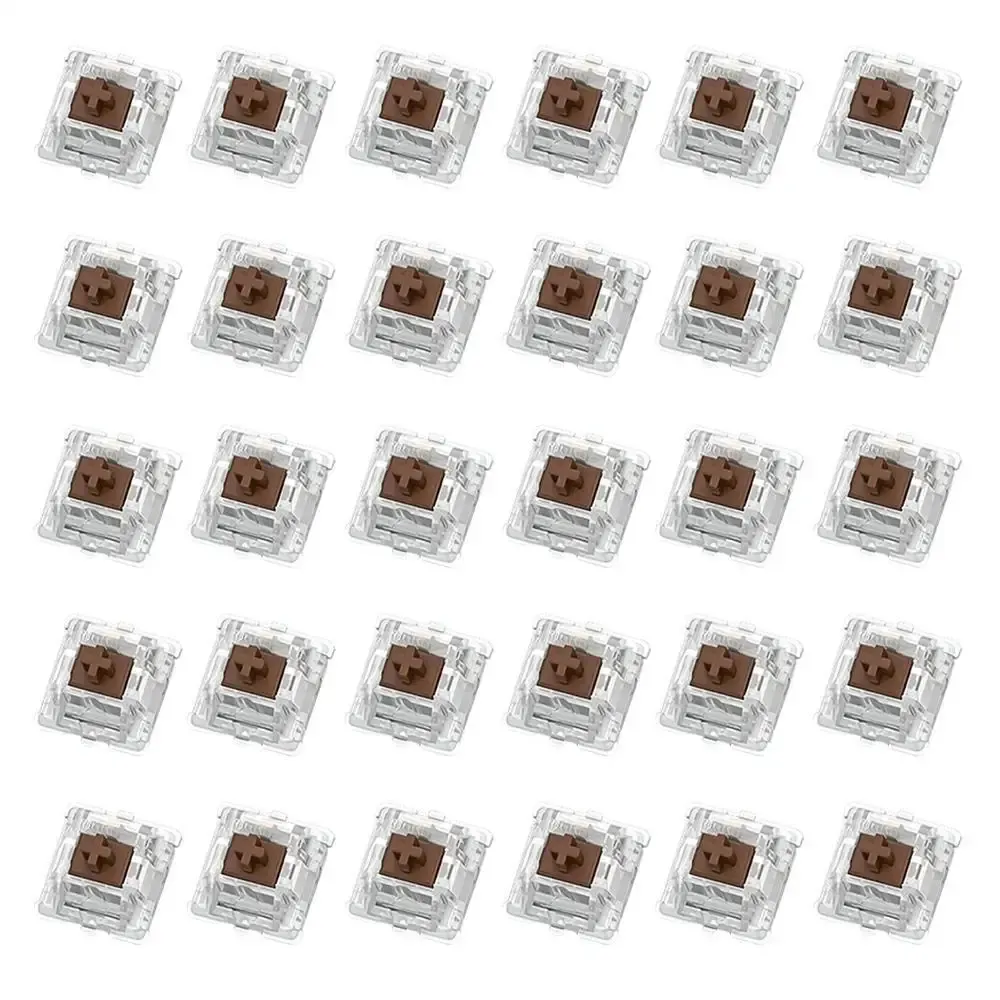Lot de 30 interrupteurs de remplacement tactiles à 2 broches métalliques pour clavier mécanique 9