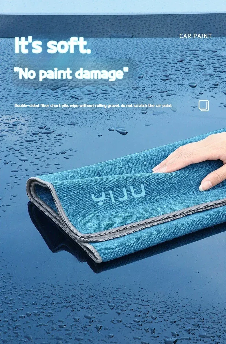 Serviette microfibre pour le séchage de voiture