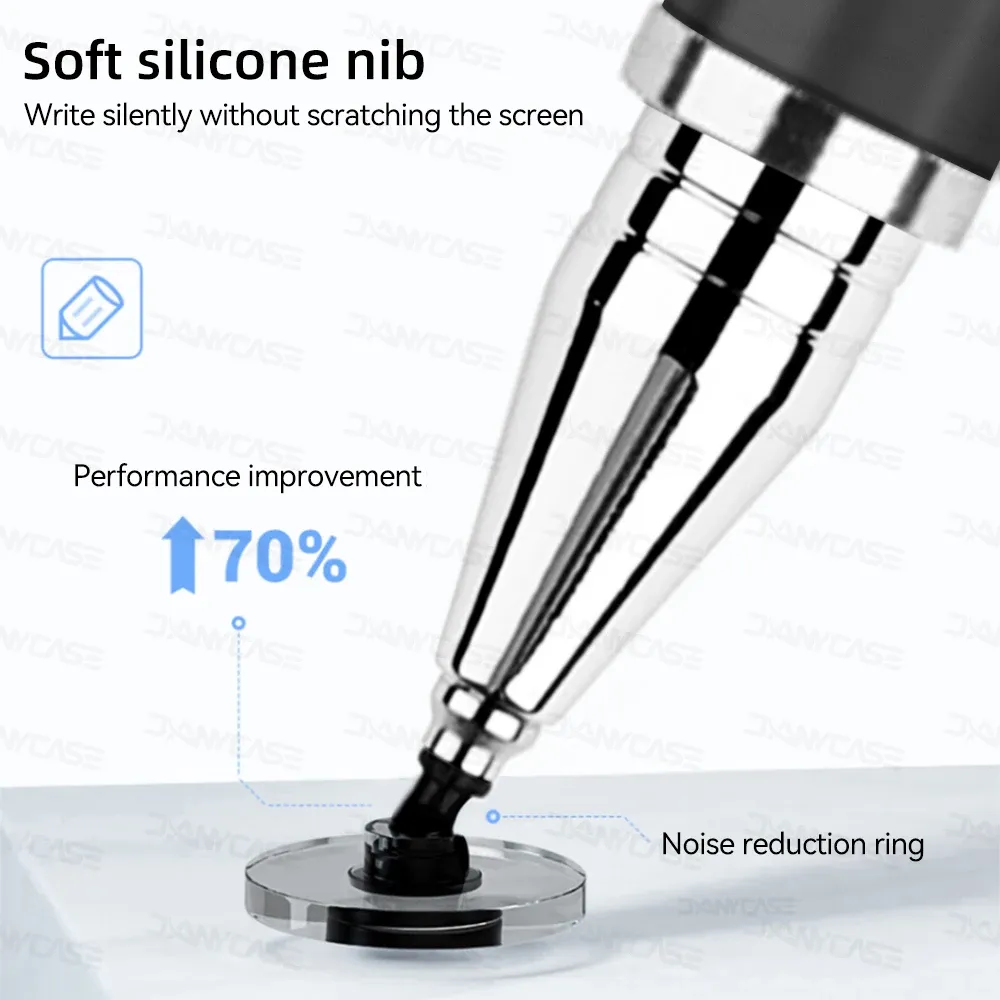 Stylet universel 2 en 1 pour tablette et smartphone, compatible Android et iOS, stylet de dessin pour iPad 3
