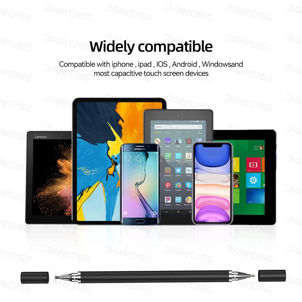 Stylet universel 2 en 1 pour tablette et smartphone, compatible Android et iOS, stylet de dessin pour iPad 6
