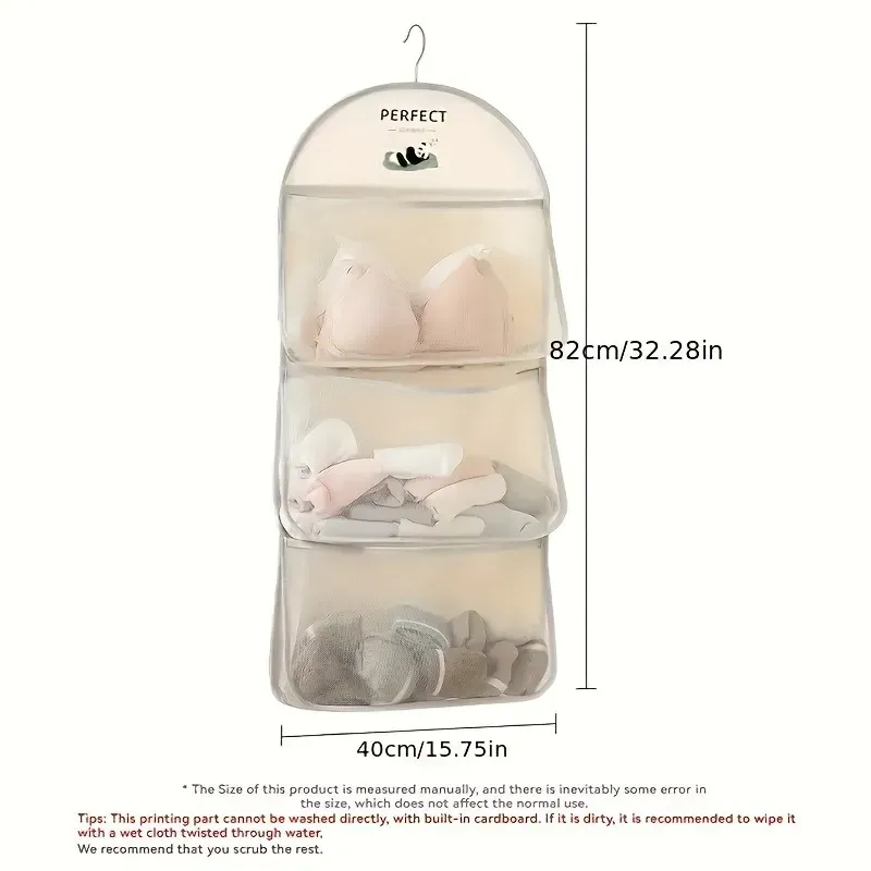 Organisateur de placard à trois niveaux pour vêtements suspendus, mural, pour chambre et cuisine 7