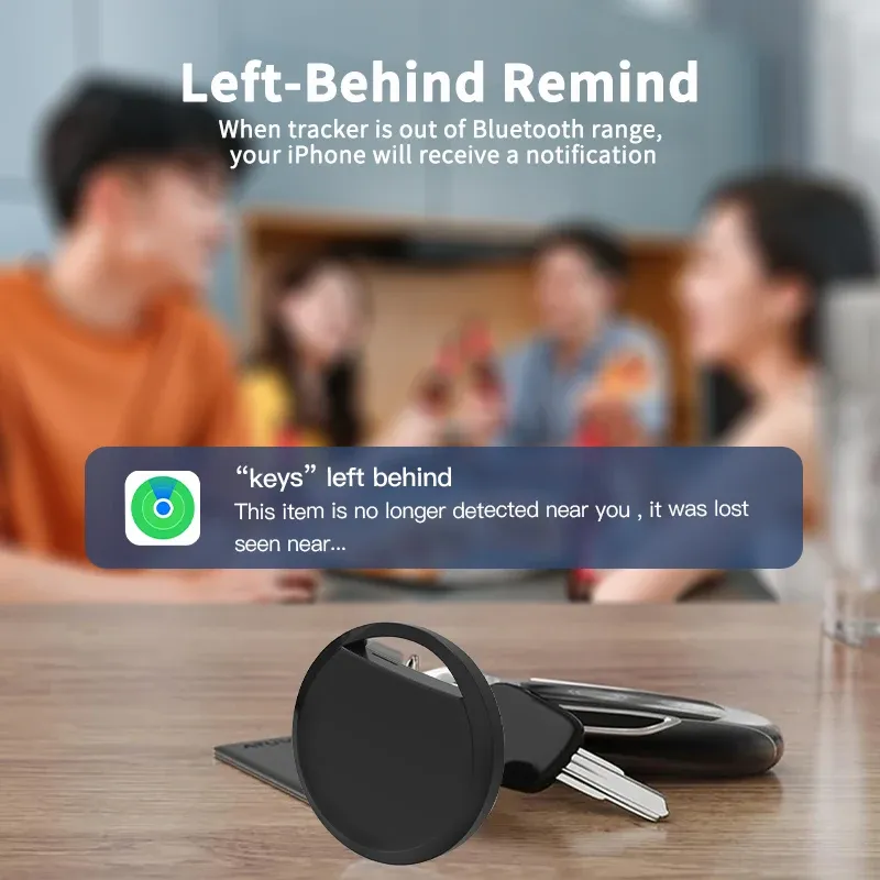 Lot de 4 traceurs Bluetooth compatibles Apple Find My – Balises intelligentes avec alerte de perte et signal sonore pour retrouver clés, portefeuille et bagages 3