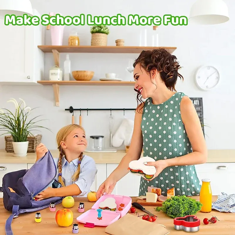 Coupe-sandwich pour enfants, créations alimentaires