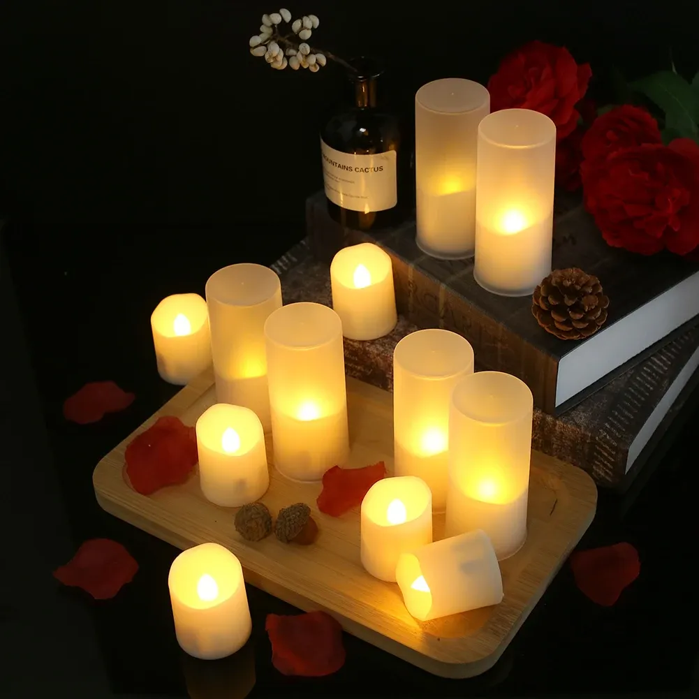 Bougies LED avec télécommande incluse