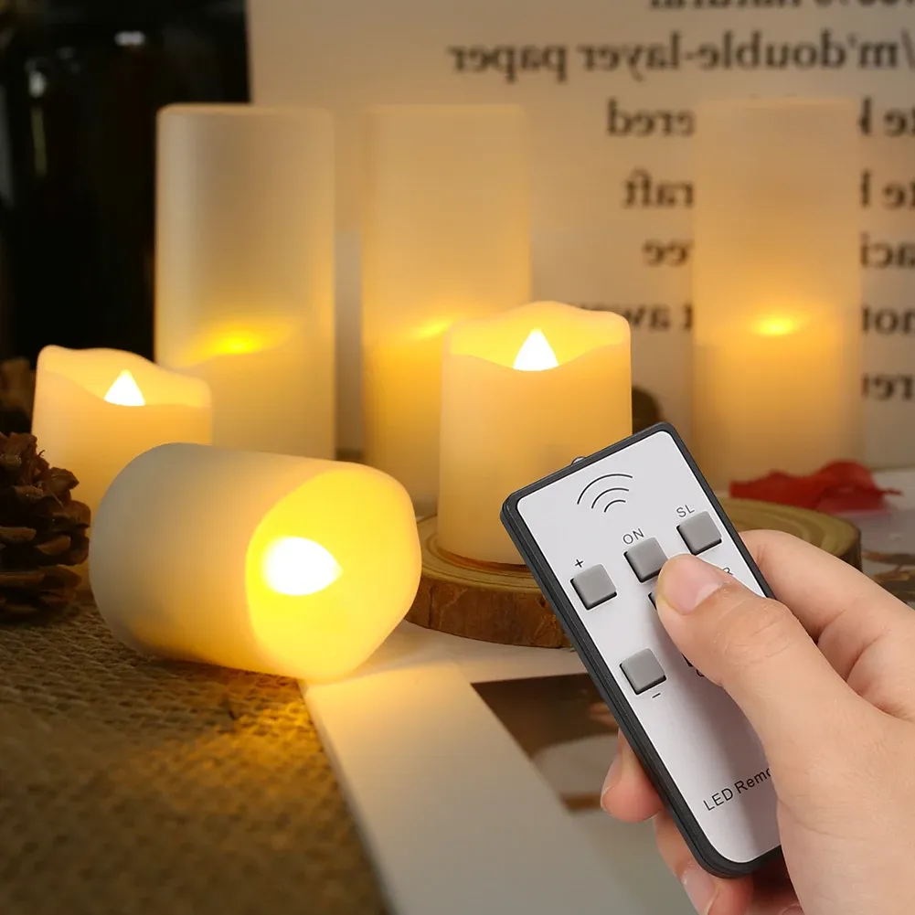 Bougies LED rechargeables en détail