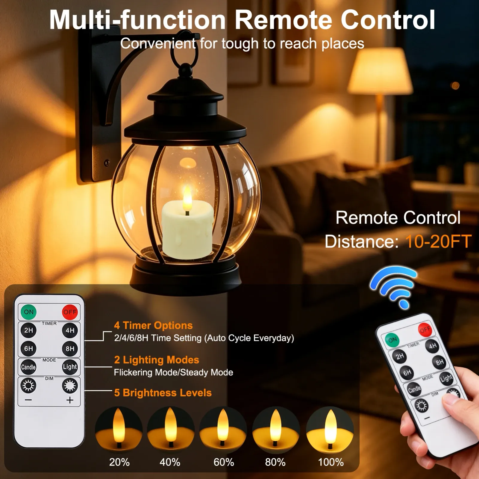 Bougies LED rechargeables de qualité supérieure