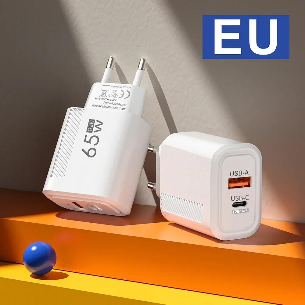 Détail du design du chargeur USB-C