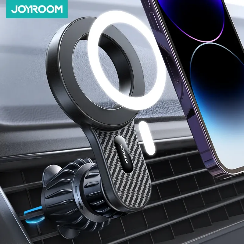 Support de téléphone magnétique Joyroom pour voiture, support universel solide pour grille d'aération, compatible avec iPhone, Samsung, LG, Google Pixel et autres - Image 1