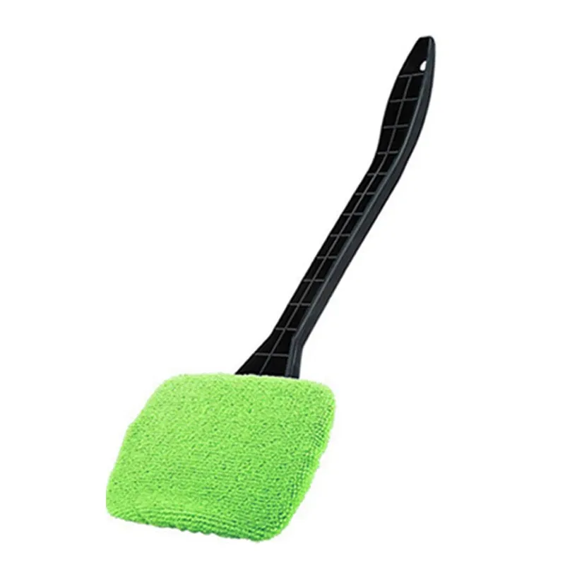 Brosse de lavage pour voiture à long manche avec nettoyeur de vitres et kit de nettoyage d'essuie-glaces en microfibre 11