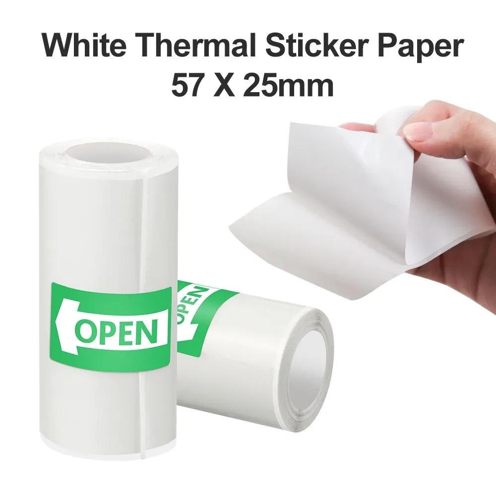 Détail du papier thermique autocollant