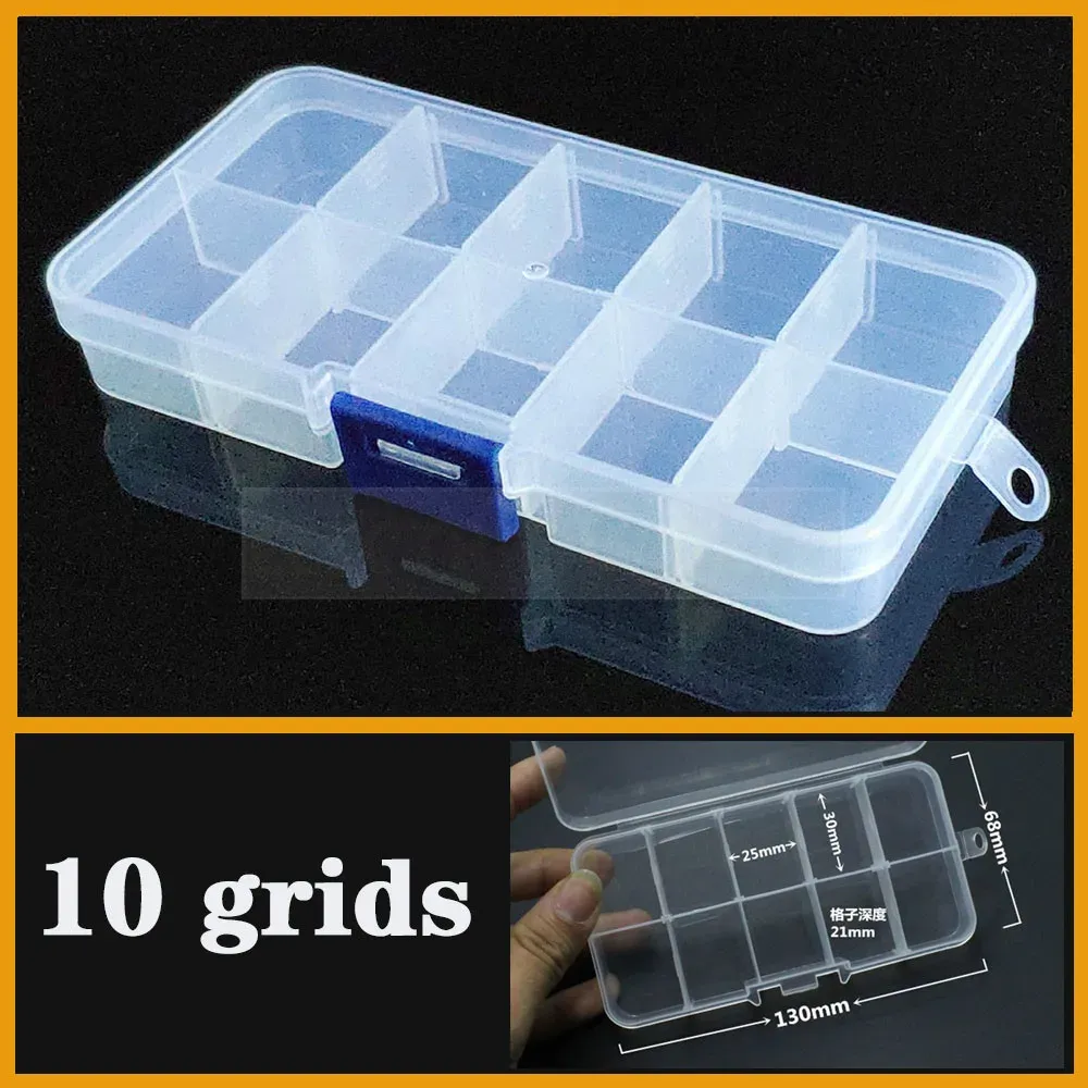 Boîte en plastique transparente à compartiments pour vis, bijoux et boucles d'oreilles, organisateur de petites pièces 28