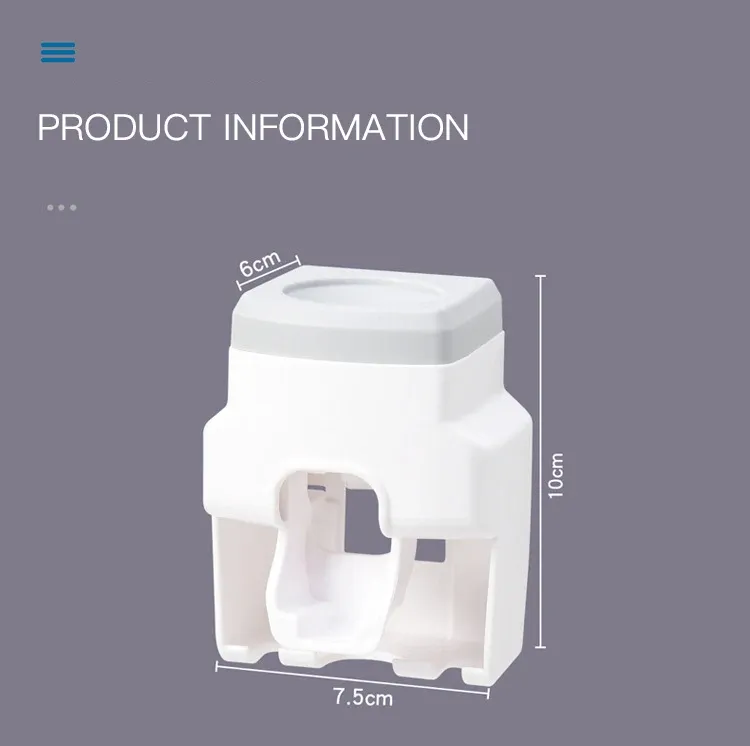 Vue d'ensemble du distributeur de dentifrice
