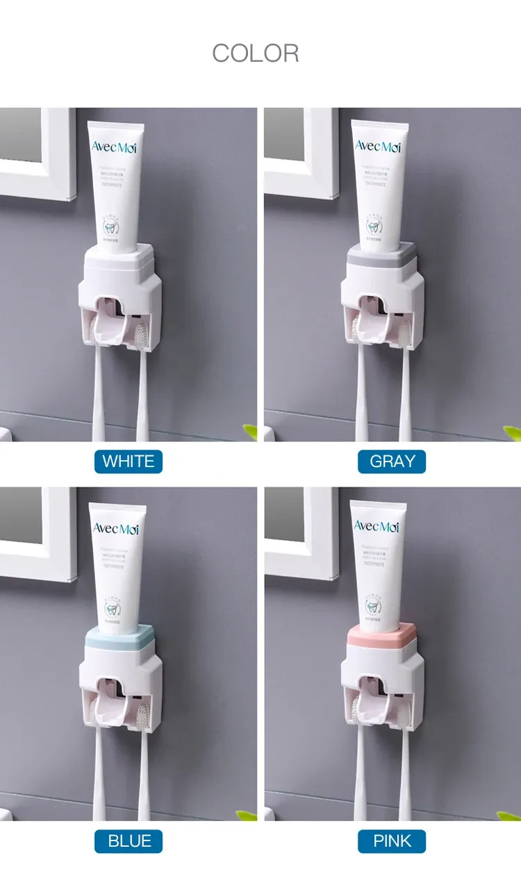 Distributeur de dentifrice au design moderne