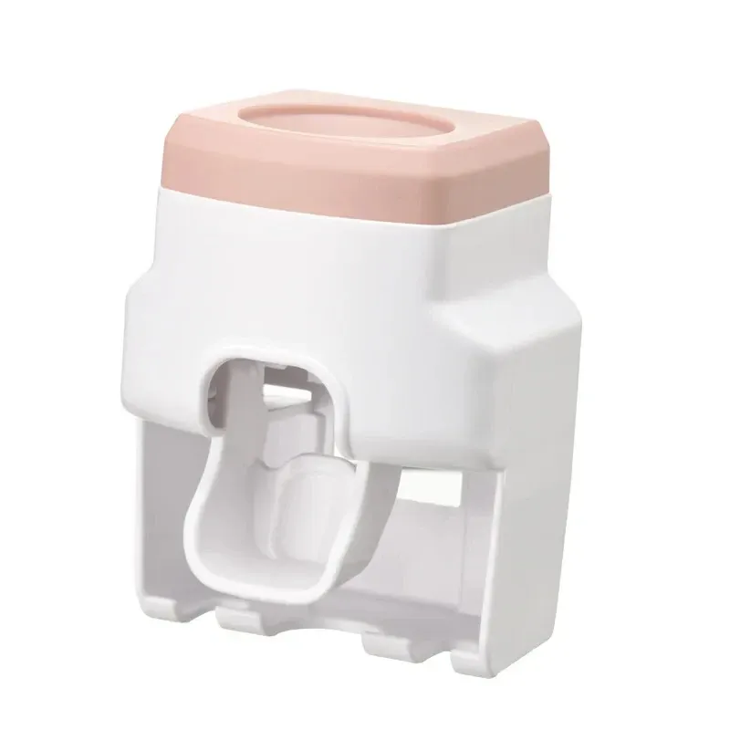 Distributeur automatique de dentifrice mural avec porte-brosse à dents, 1 pièce 9