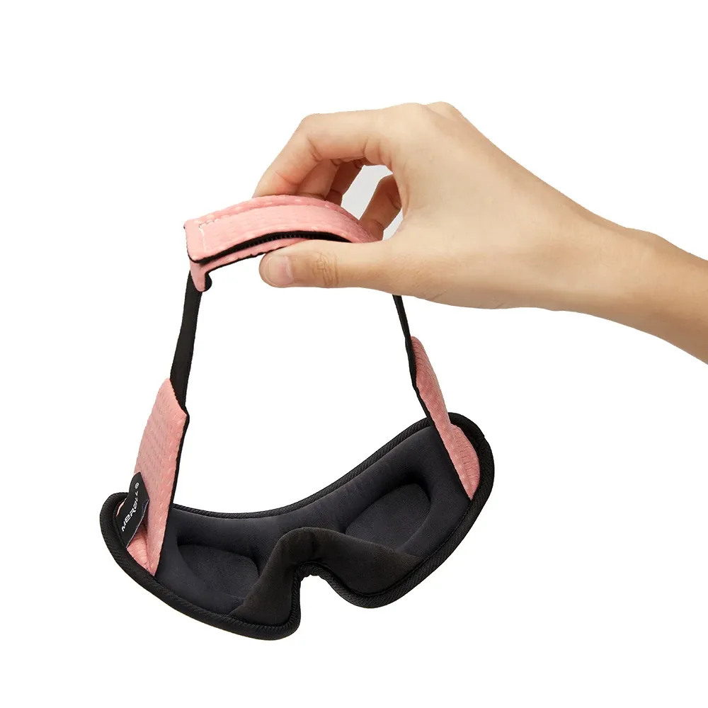 Masque de sommeil 3D nouvelle marque, occultant la lumière, bandeau pour les yeux avec aide au sommeil 4
