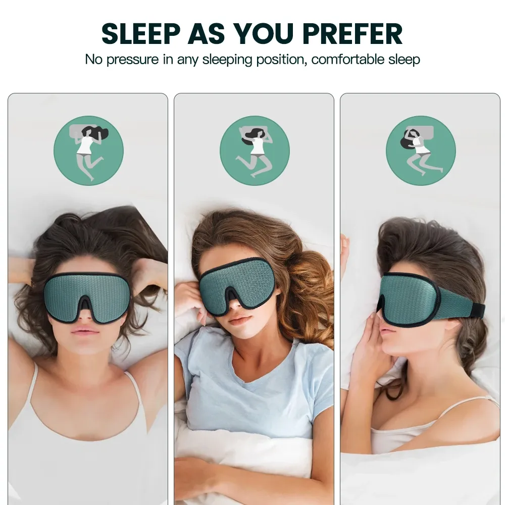 Masque de sommeil en gros plan