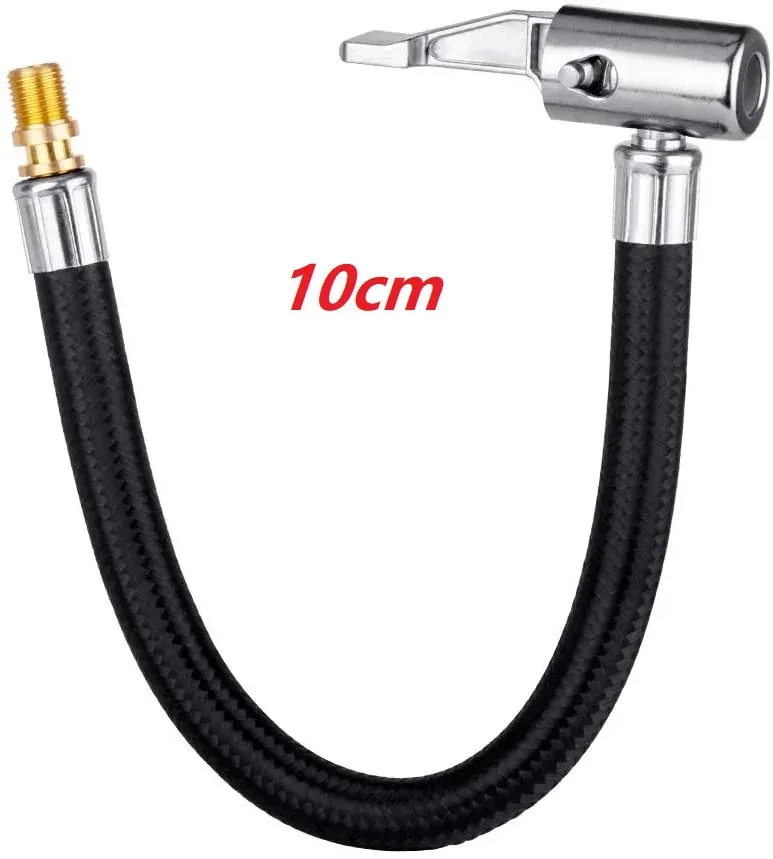 Tuyau de gonflage à verrouillage à torsion avec rallonge pour pompe à air, compatible voiture, vélo et moto 7