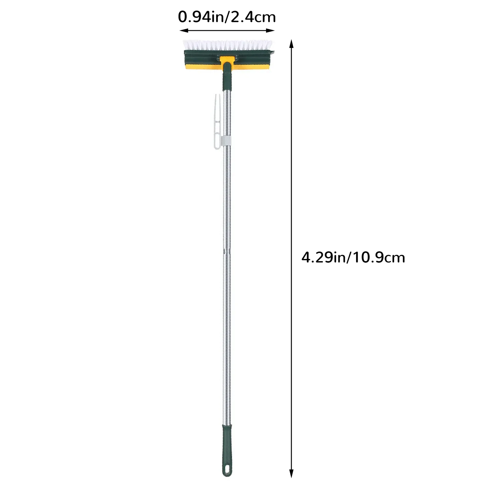 Brosse de nettoyage à poils durs pour interstices, sans angles morts, idéale pour les coins muraux, terrasses et salles de bain 5