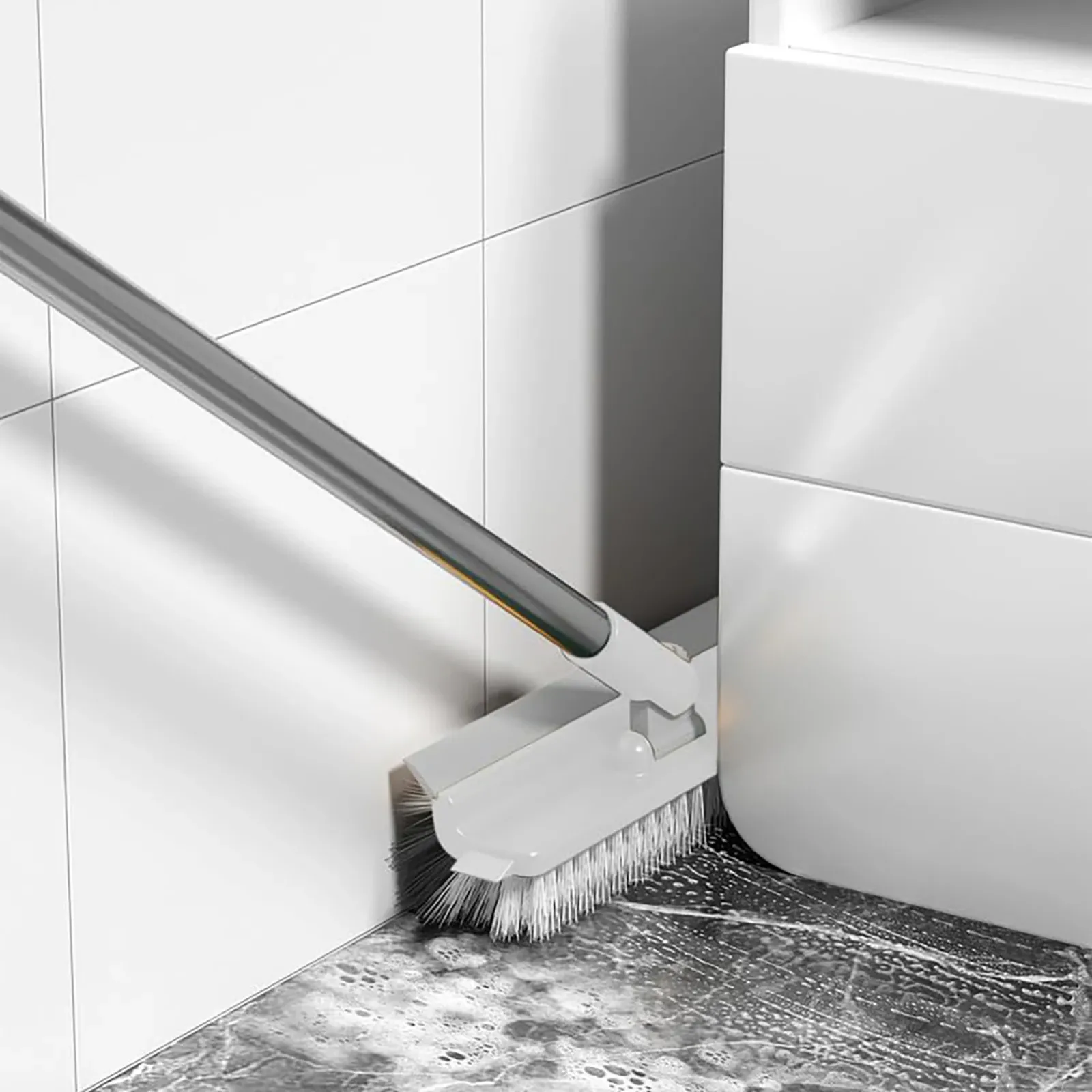 Brosse de nettoyage à poils durs, nettoyage des angles muraux
