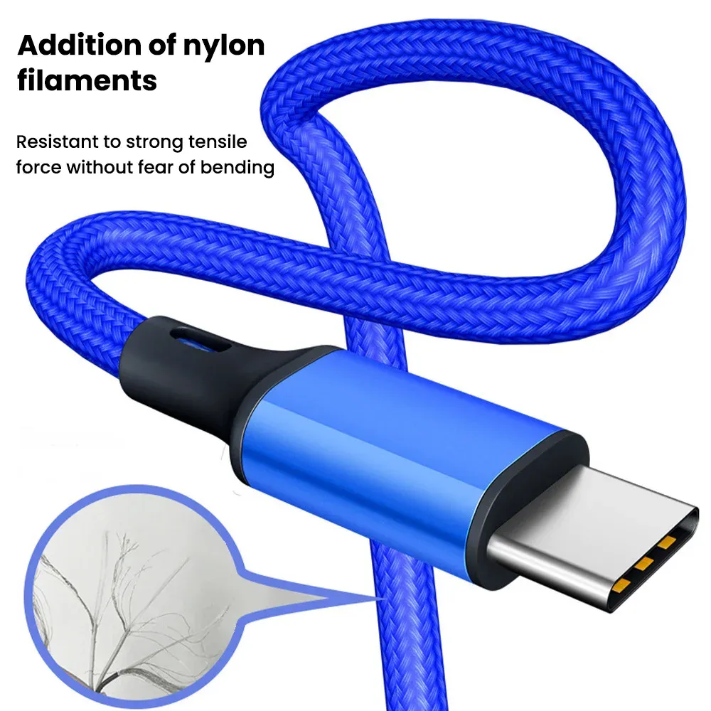 Câble Micro USB court 0,25 m à charge rapide et transfert de données, pour batterie externe, compatible Samsung et téléphones Android 2