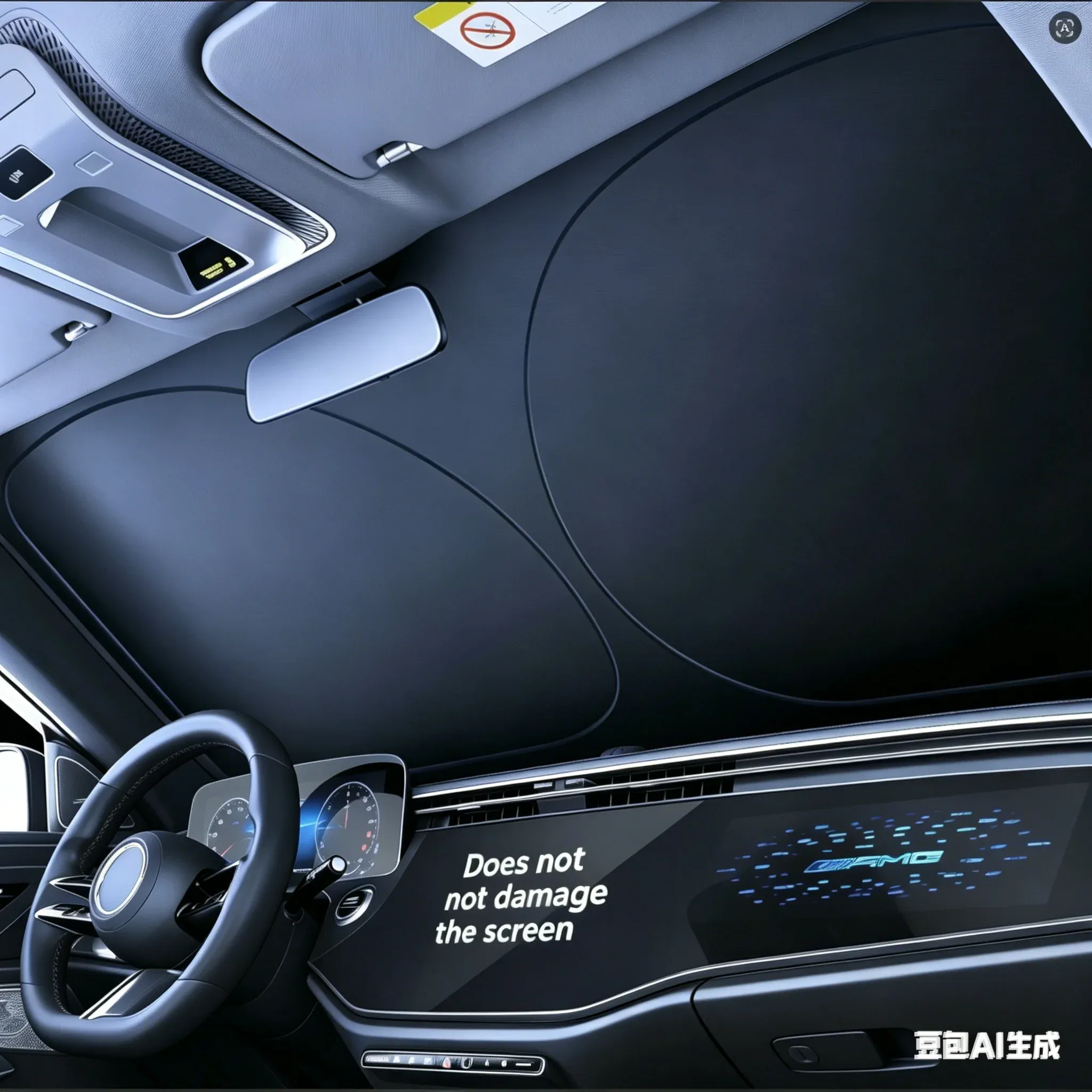 Pare-soleil rétractable pour pare-brise de voiture, protection solaire et isolation thermique