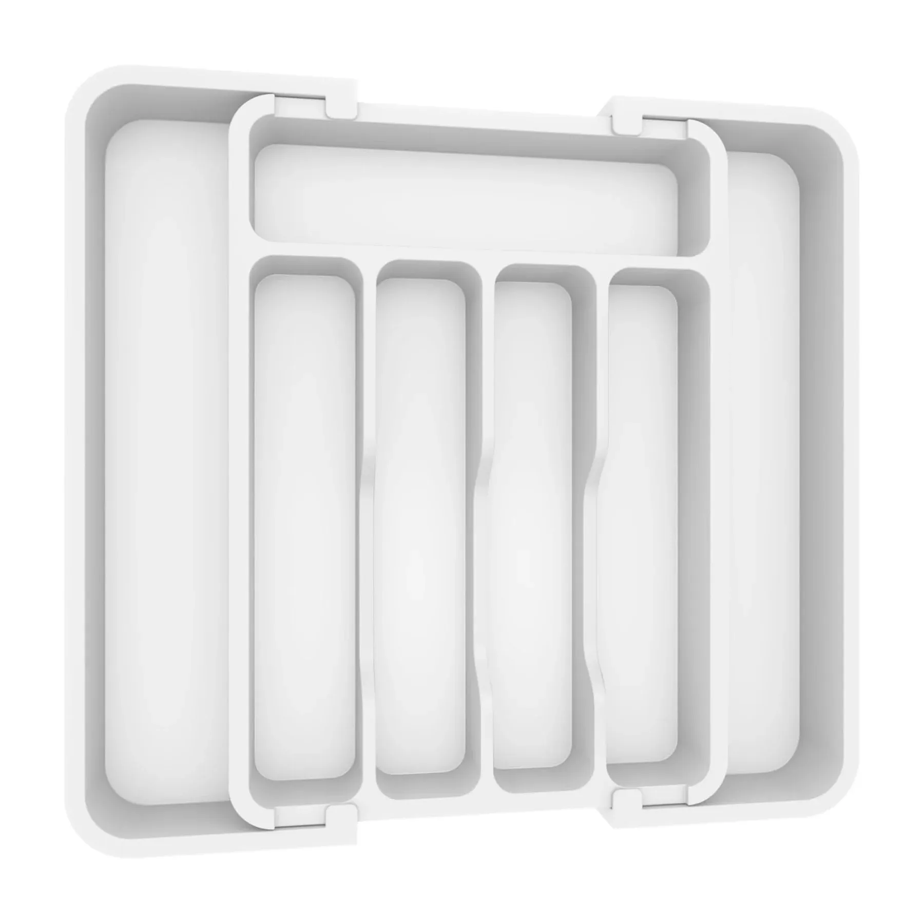 Organisateur de couverts 1 pièce extensible, plateau réglable pour tiroir de cuisine, rangement pour fourchettes et couteaux 9