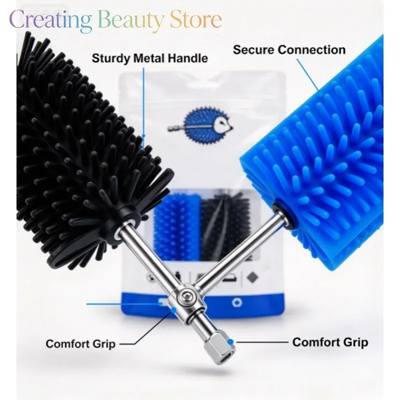 Brosse en silicone pour animaux de compagnie, brosse de toilettage pour chats et chiens, confortable et sans couture 6