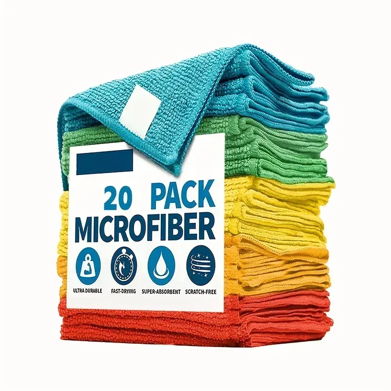 Détail du chiffon en microfibre