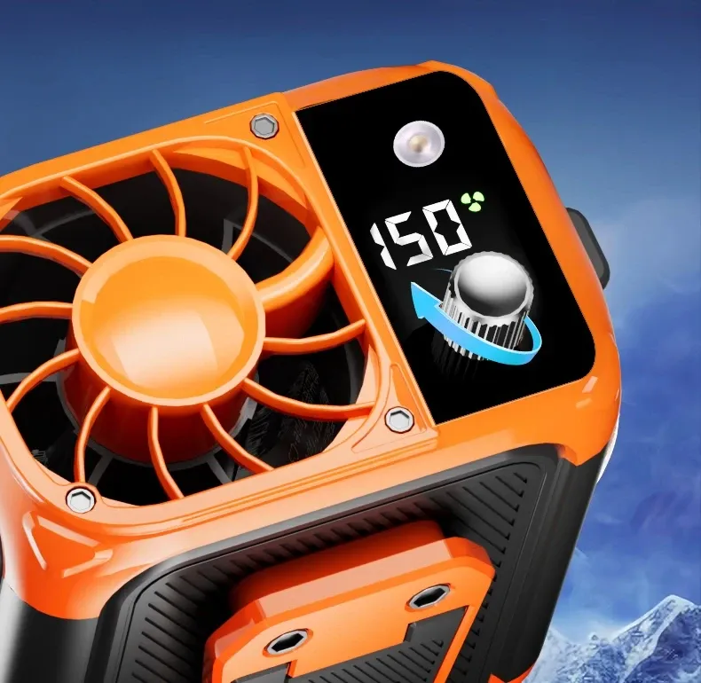 Lampe de poche intégrée au ventilateur