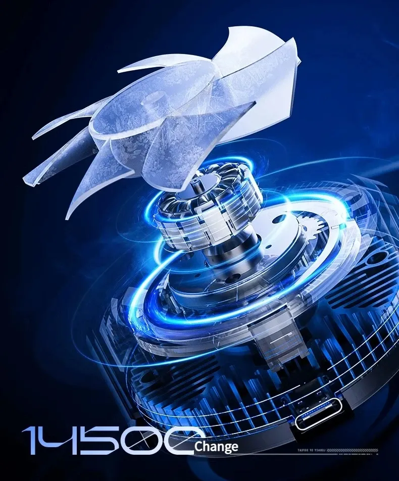Mini ventilateur porté au cou