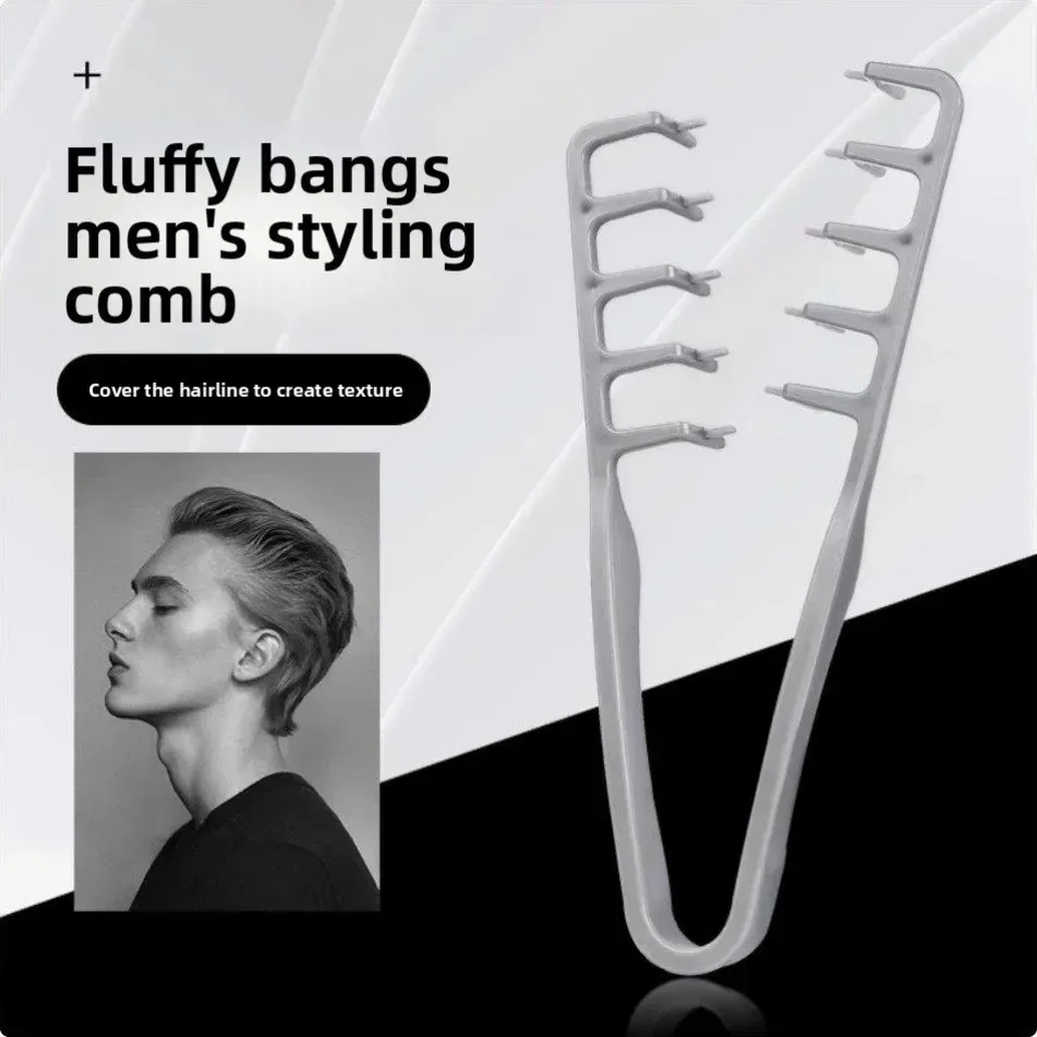 Peigne volumisant pour hommes en situation d'utilisation
