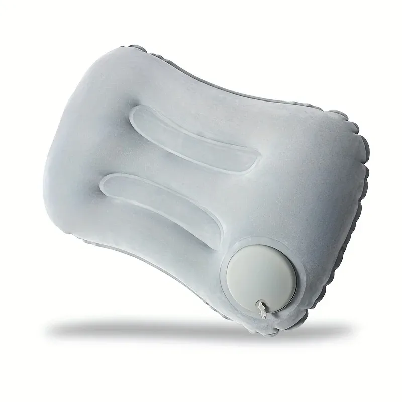 Oreiller de voyage gonflable portable pour le cou et la taille 10