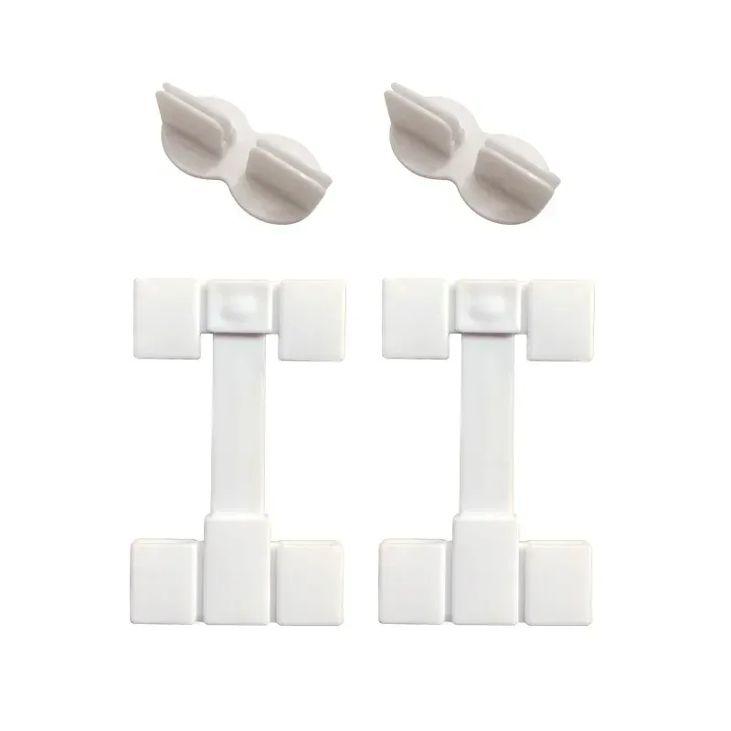 Lot de 10 accessoires de séparation pour tiroirs : boucles d'extension, clips de fixation, séparateurs de rangement DIY pour chaussettes et sous-vêtements 4