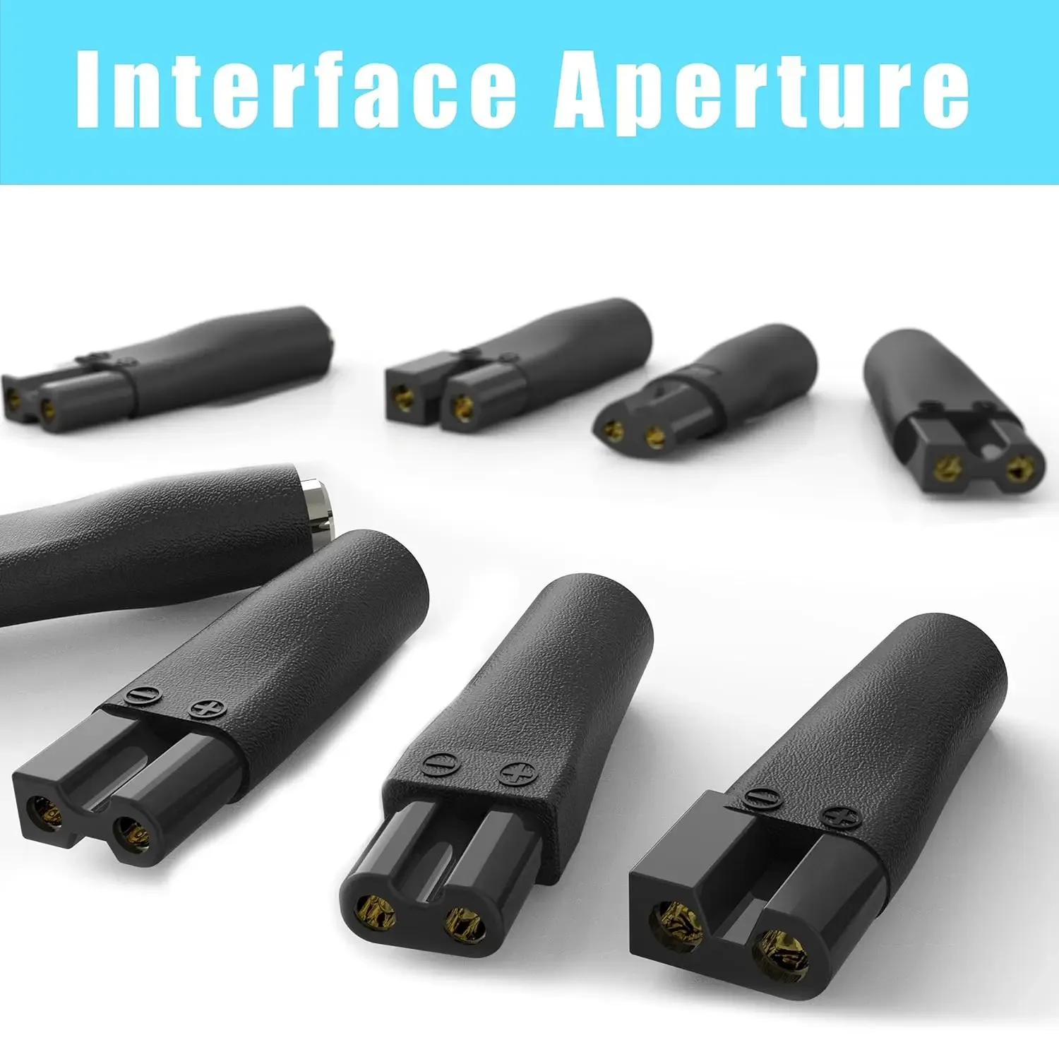 LISI Lot de 8 câbles d'alimentation 5 V, chargeur de remplacement universel avec adaptateur USB pour tondeuses à cheveux, tondeuses à barbe, rasoirs et lampes de bureau 5