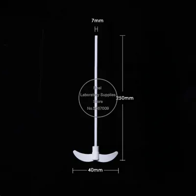 Agitateur à palette pliable en PTFE, 250 à 500 mm, 1 pièce, pour expériences de laboratoire scolaire 21