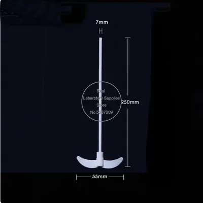 Agitateur à palette pliable en PTFE, 250 à 500 mm, 1 pièce, pour expériences de laboratoire scolaire 14